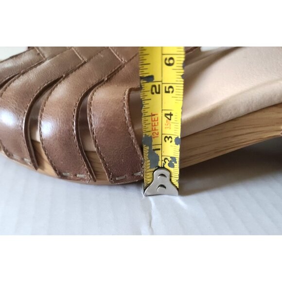 Dansko Mara Leather Open Toe T-Strap Clog Sandals Size EU 41 US 10 Brown NWOB - Picture 9 of 10
